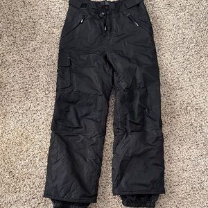 Kids Black Ski Pants